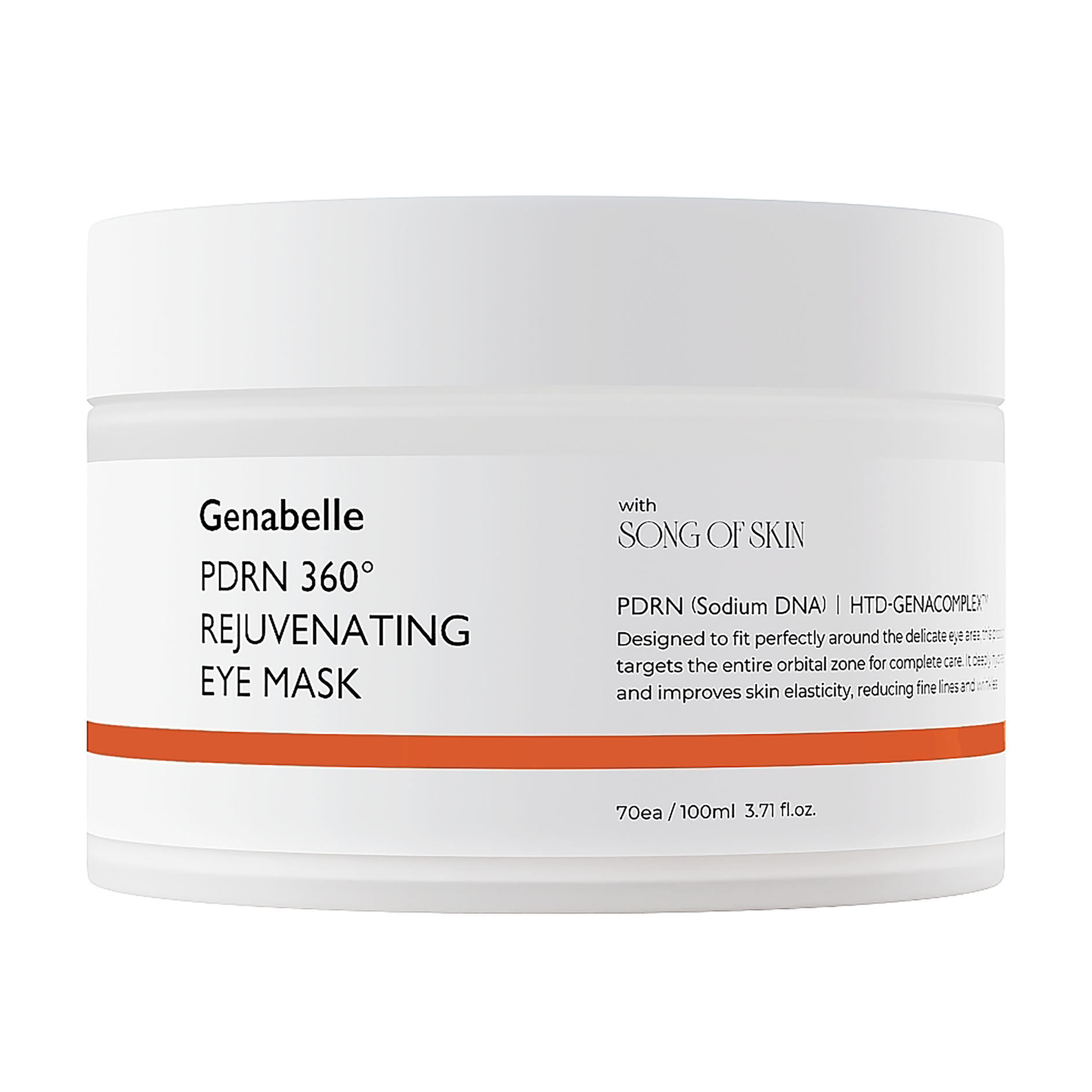 Омолоджувальна маска для зони навколо очей Genabelle PDRN 360° Rejuvenating Eye Mask, 70 шт